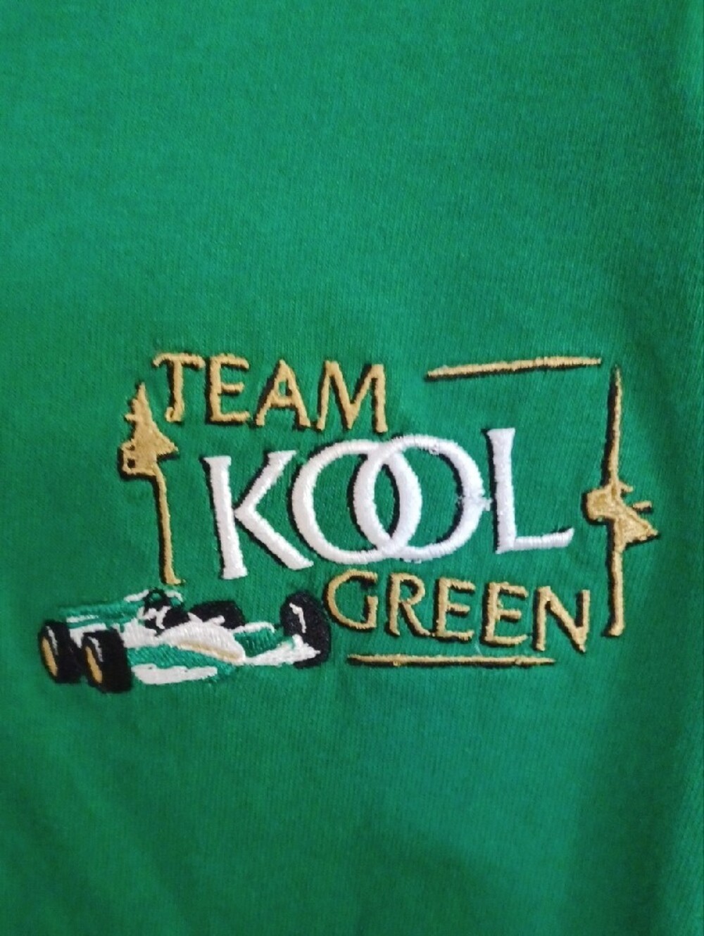 Team Kool Green Short-Sleeve Polo Indy Shirt - Picture 5 of 8